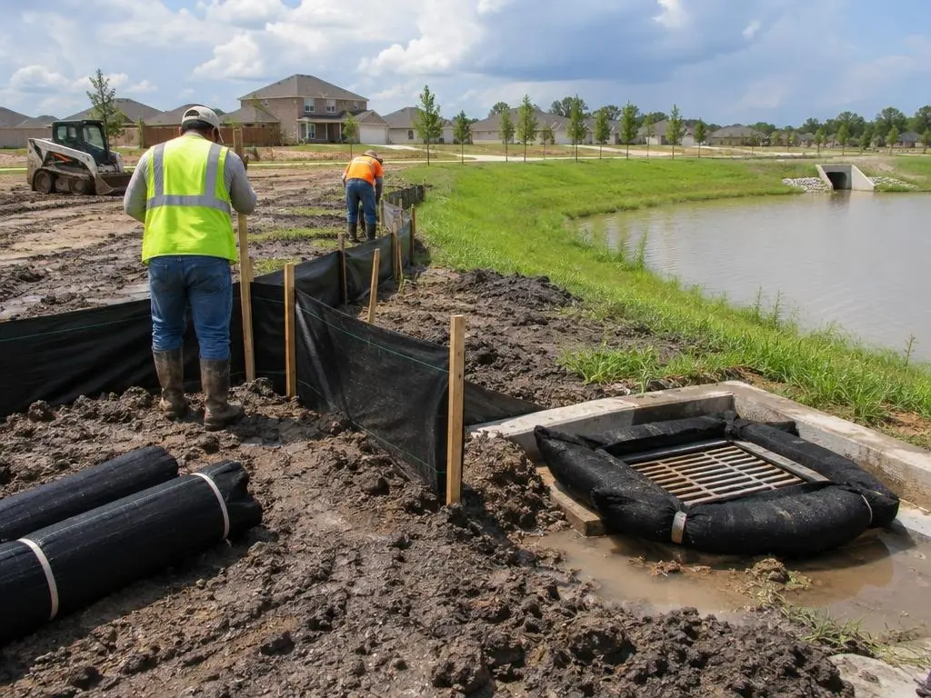 Silt Fence & SWP3 Sediment Control in Houston, TX